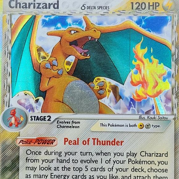 CHARIZARD DELTA SPECIES MINT "ERROR MISPRINT" - Picture 2 of 7